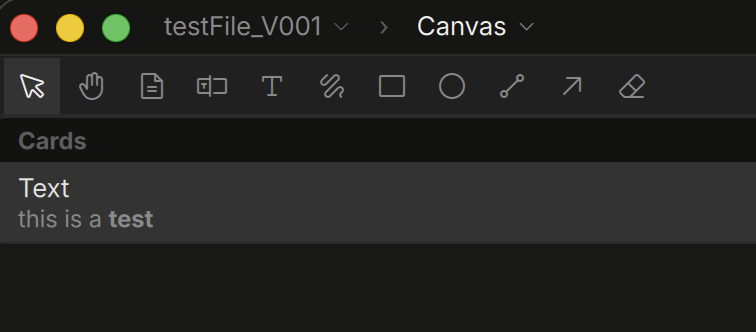 The search bar with results